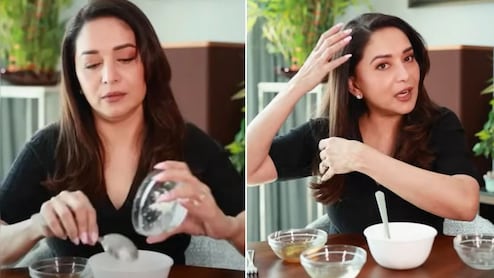 माधुरी दीक्षित के काले लंबे-घने बालों का ये है राज, 5 रुपये का घरेलू उपाय बालों को बनाएगा घना और खूबसूरत, एक्ट्रेस ने बताया कैसे करें तैयार
