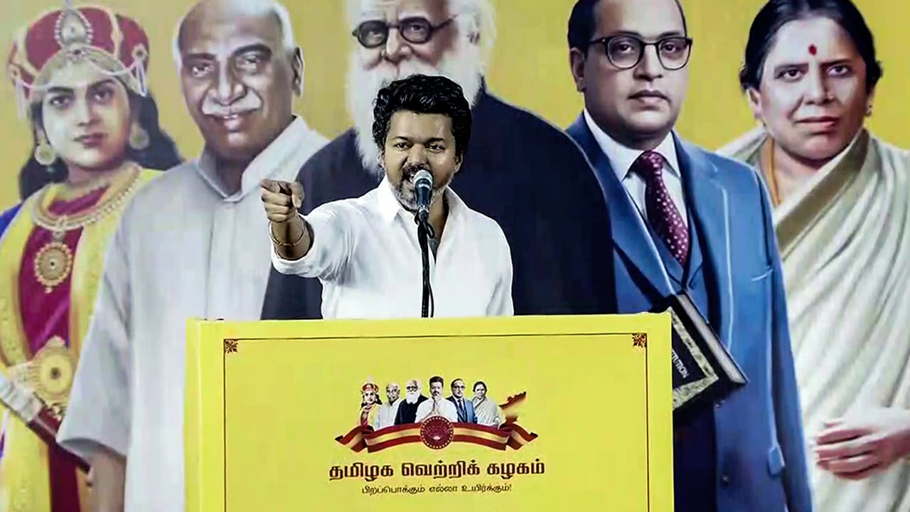 'DMK's Ideology Is Looting': Actor Vijay In First Public Event After Karur Stampede