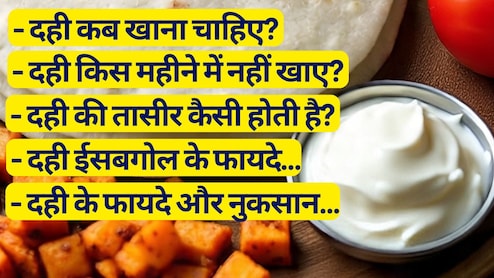दही किस महीने में नहीं खाना चाहिए, दही की तासीर कैसी होती है, यहां जानें दही खाने के फायदे-नुकसान | 9 FAQs