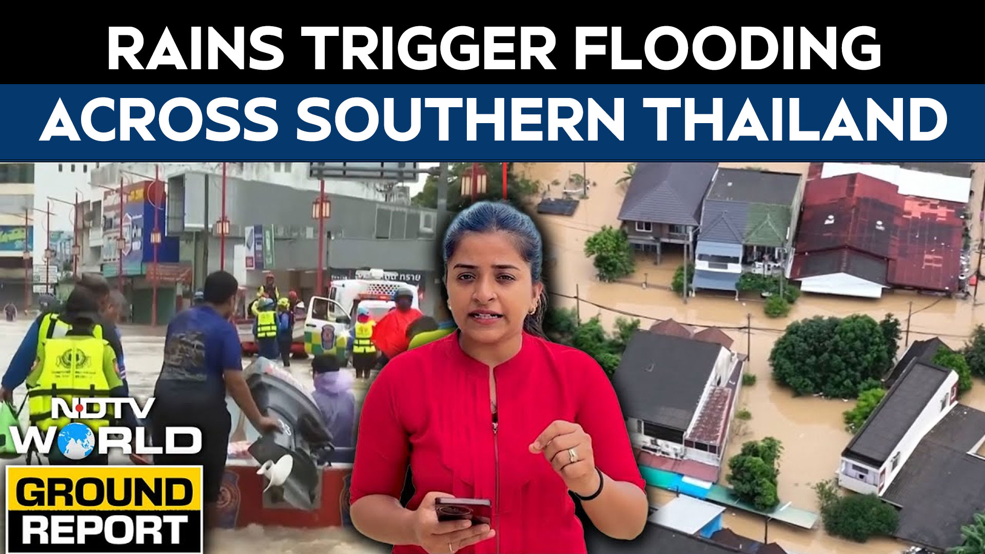 Thailand Rains | Heavy Rains Trigger Flooding, Landslides Across Southern Thailand