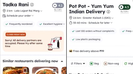 Delhi Restaurant Claims Zomato Is Blocking Orders During Peak Hours