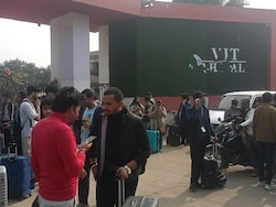 Madhya Pradesh College Students Set Vehicles On Fire, Break Windows Over Jaundice Outbreak