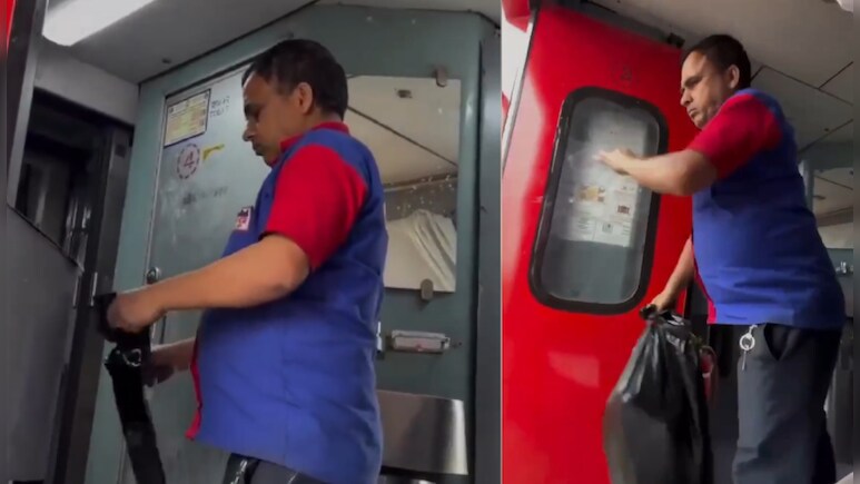 Rajasthan: ट्रेन से कचरा फेंका तो नौकरी से हाथ धो बैठा ये कर्मचारी, वीडियो वायरल होने के बाद एक्शन