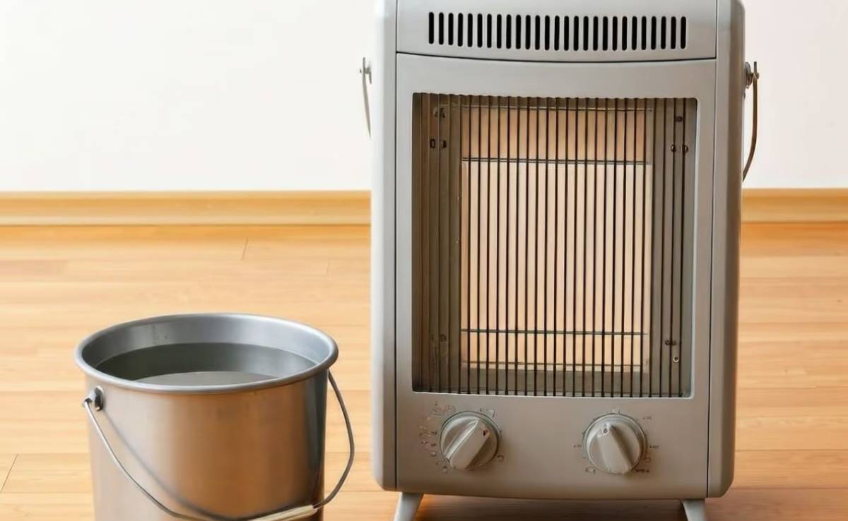 रूम हीटर के साथ क्यों रखी जाती है पानी की बाल्टी? जान लीजिए इसका सच