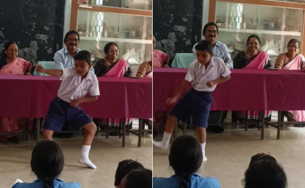 स्कूल में छोटे बच्चे ने‘जनाब-ए-आली’ पर किया धमाकेदार डांस, टीचर्स की नहीं रुकीं तालियां, बोले- जूनियर ऋतिक है