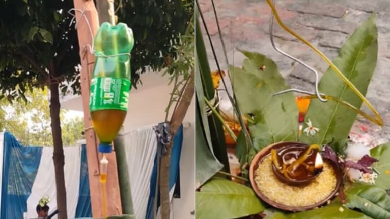 ग्लूकोज ड्रिप स्टाइल में किया ऐसा जुगाड़, जिंदगी भर नहीं बुझेगा दीपक! Video देख लोगों ने पकड़ा माथा