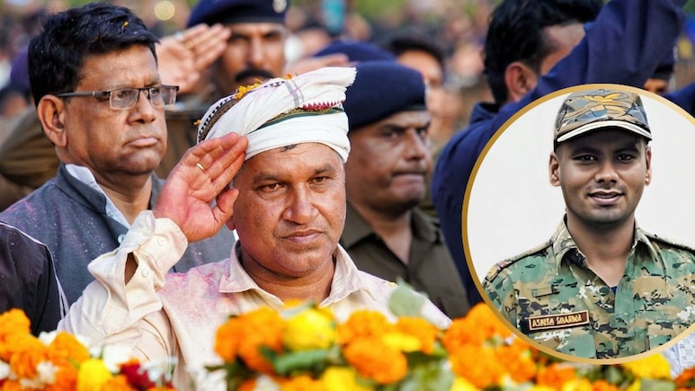 Ashish Sharma Madhya Pradesh: शहीद बेटे को पिता ने किया अंत‍िम सलाम, तो कोई नहीं रोक पाया आंसू