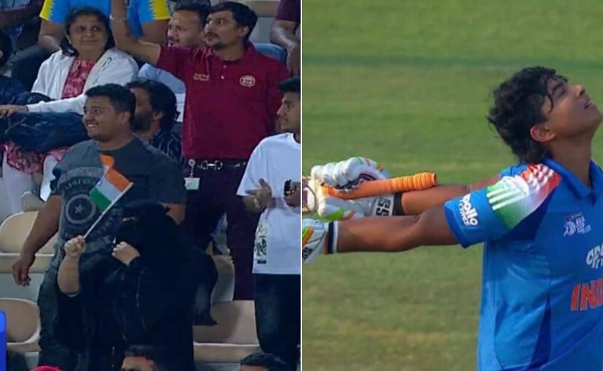 India A vs Oman: सस्ते में विदा हुए वैभव, पर 5 साल के फैन ने बहुत कुछ कह दिया, बेबी इस पोस्टर के साथ पहुंचा वैभव को देखने