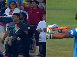 India A vs Oman: सस्ते में विदा हुए वैभव, पर 5 साल के फैन ने बहुत कुछ कह दिया, बेबी इस पोस्टर के साथ पहुंचा वैभव को देखने