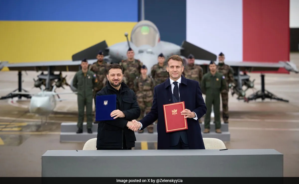 "Historic Deal": Ukraine To Buy Up To 100 Rafale Warplanes From France