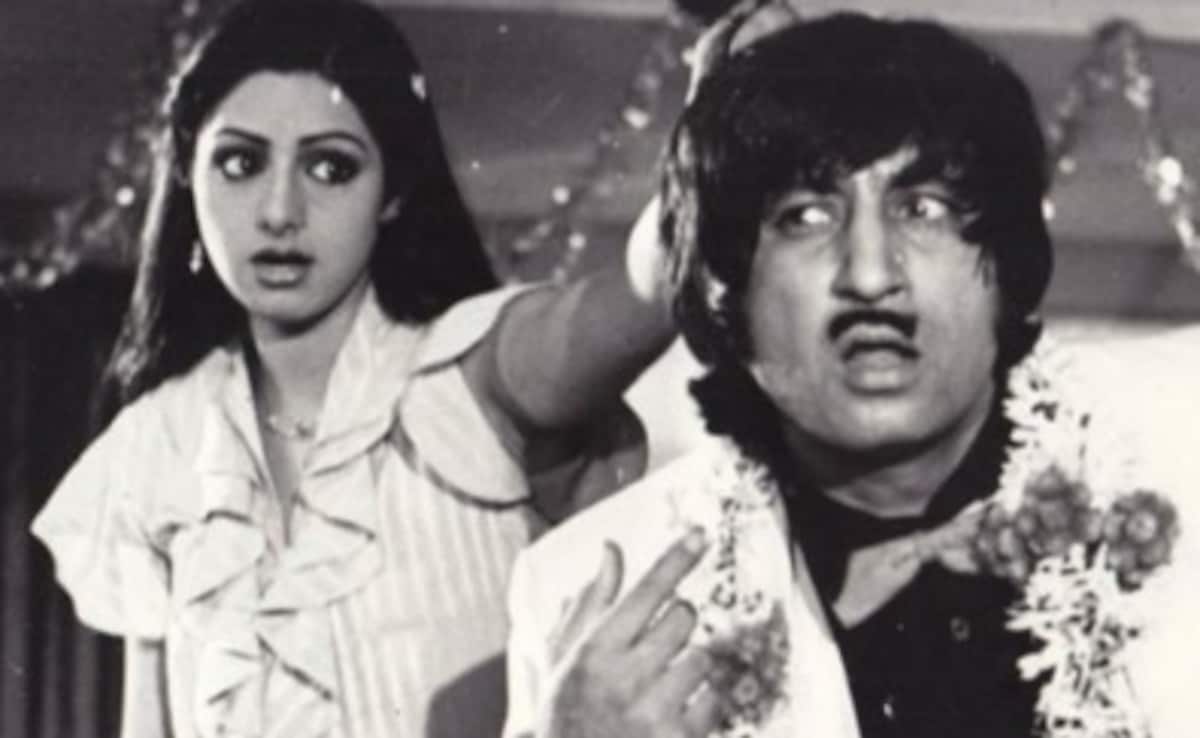 मवाली फिल्म में शक्ति कपूर और श्रीदेवी