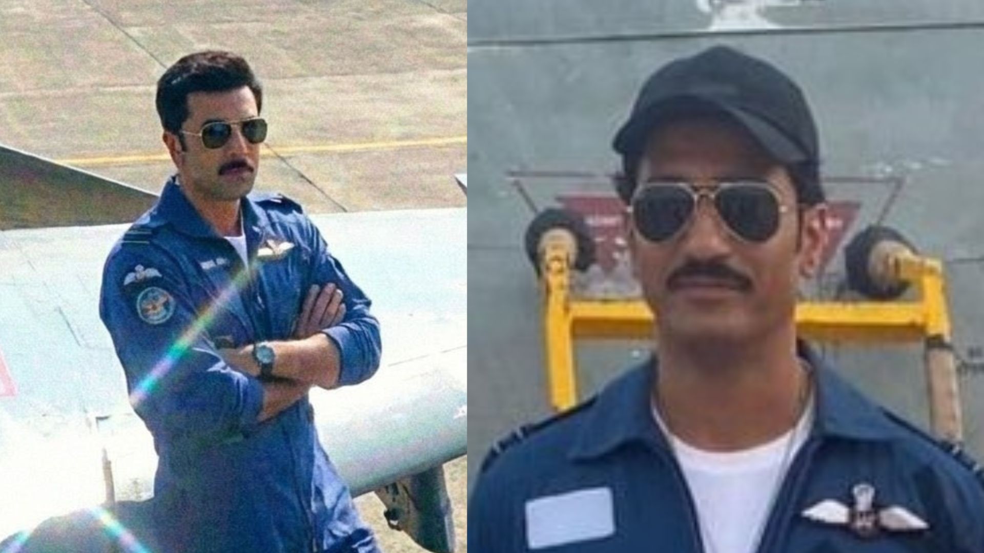 Ranbir Kapoor And Vicky Kaushal Twin In Air Force Uniforms On The Sets Of <i>Love & War</i>. See Viral Photos