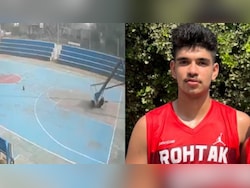 On Camera, Teen Basketball Player Dies In Freak Court Accident In Rohtak