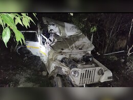 रुद्रप्रयाग: केदारनाथ हाईवे पर हुआ हादसा, मैक्स खाई में गिरी, दो की मौत, चार घायल