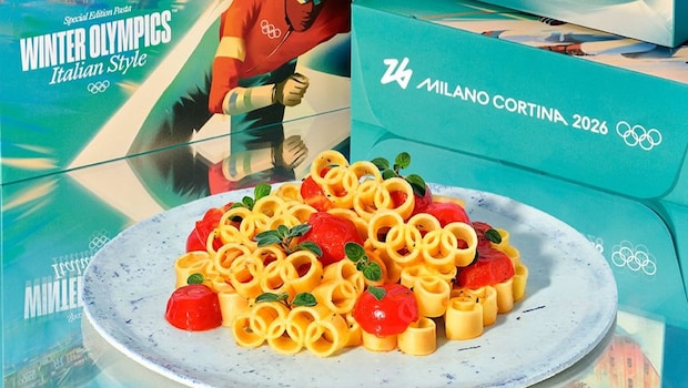 Italian Chef Creates "Olympic Pasta" Shaped Like Five Interlocked Rings