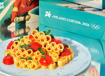 Italian Chef Creates 'Olympic Pasta' Shaped Like Five Interlocked Rings