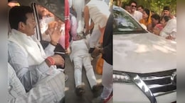 बिहार चुनाव में NDA की जीत के जश्&zwj;न के बीच ग्वालियर में ड्रामा, सांसद की कार के सामने लेटा BJP नेता&nbsp;