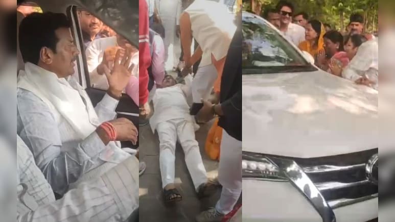 बिहार चुनाव में NDA की जीत के जश्‍न के बीच ग्वालियर में ड्रामा, सांसद की कार के सामने लेटा BJP नेता 