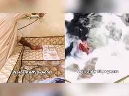 भयंकर जुगाड़...बंदे ने ईंट और सीमेंट से बनवा डाली वाशिंग मशीन, वीडियो देख हिला लोगों का दिमाग