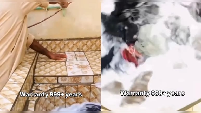 भयंकर जुगाड़...बंदे ने ईंट और सीमेंट से बनवा डाली वाशिंग मशीन, वीडियो देख हिला लोगों का दिमाग