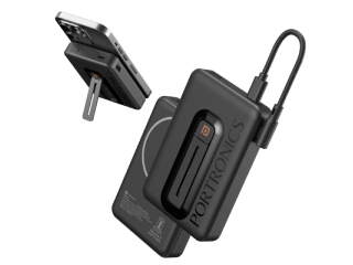 Portronics ने भारत में लॉन्च किया मोबाइल के पीछे चिपकने वाला वायरलेस 10000mAh पावरबैंक, जानें कीमत