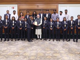 PM Narendra Modi Meets Indian Women's Blind Cricket Team After T20 World Cup Triumph