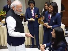 Watch: PM Modi Serves Food To Injured Batter Pratika Rawal, Wins Hearts