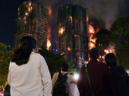 हांगकांग में आग का गोला बन गई हाई राइज बिल्डिंग, 13 लोगों की दर्दनाक मौत