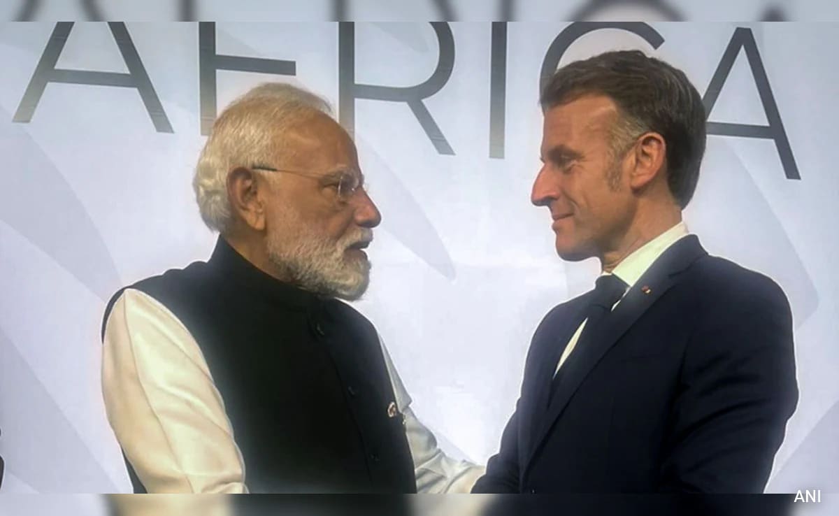"Long Live The Friendship Between India, France": Macron On Meeting PM Modi