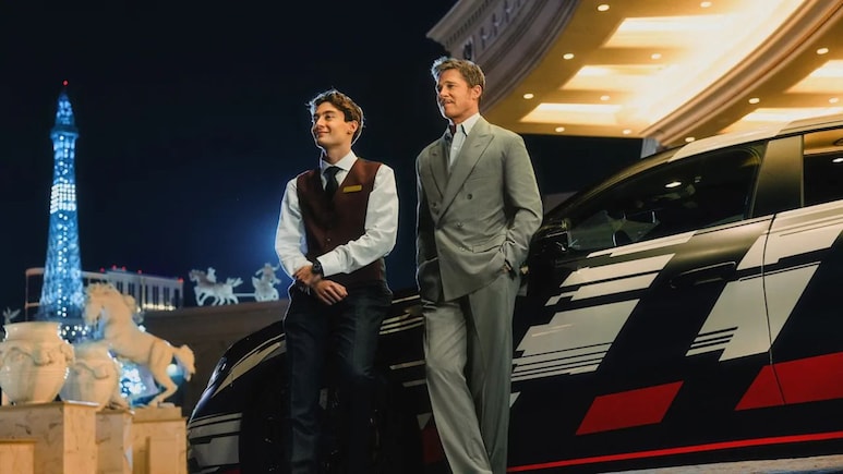 George Russell Drifts Mercedes-AMG GT 4-Door Coupe With Brad Pitt: Watch Video