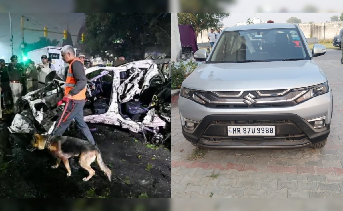 दिल्ली धमाका मामला: J&K पुलिस अल-फलाह यूनिवर्सिटी धौज में एक संदिग्ध ब्रेजा कार की कर रही है जांच