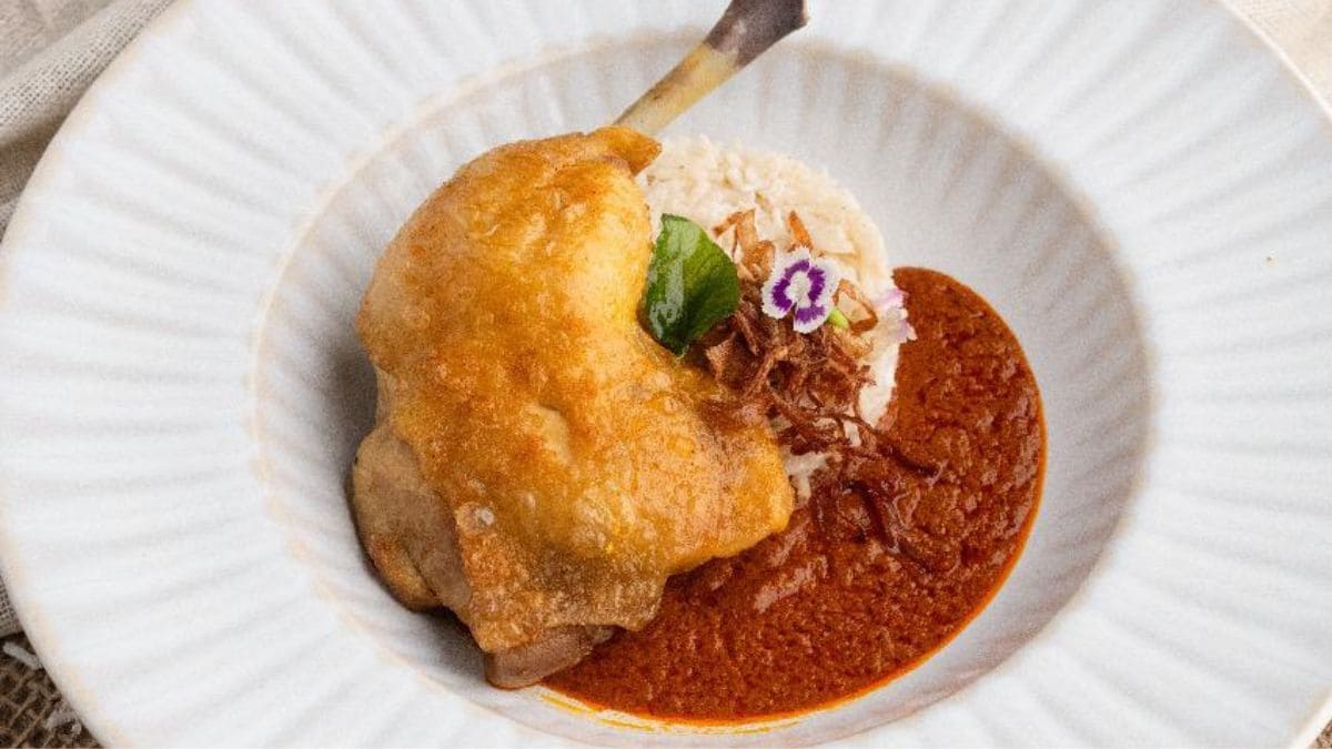 Manglorean Ghassi with Coconut Rice