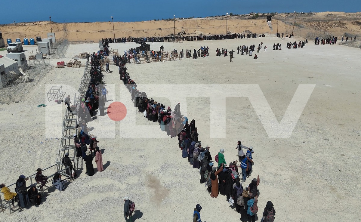 An aid site in Gaza where UG personnel were engaged. 
