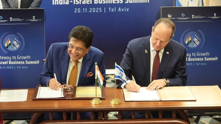 India, Israel Sign Terms Of Reference To Begin Free Trade Agreement Talks