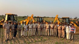 सवाईमाधोपुर: वन विभाग ने 60 बीघा जमीन से हटाई सरसों की फसल, जंगल की भूमि पर चला पीला पंजा