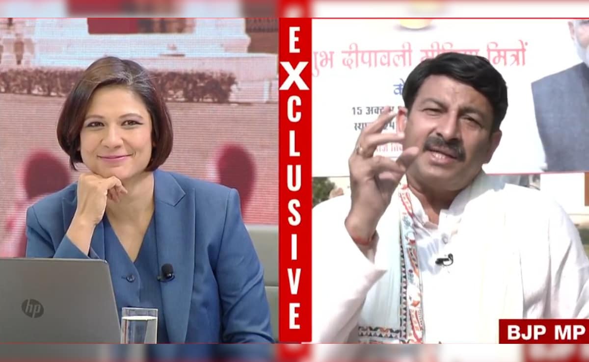 As NDA's Lead Widens, BJP Leader Manoj Tiwari's "Hum Bihari Hai" Slogan