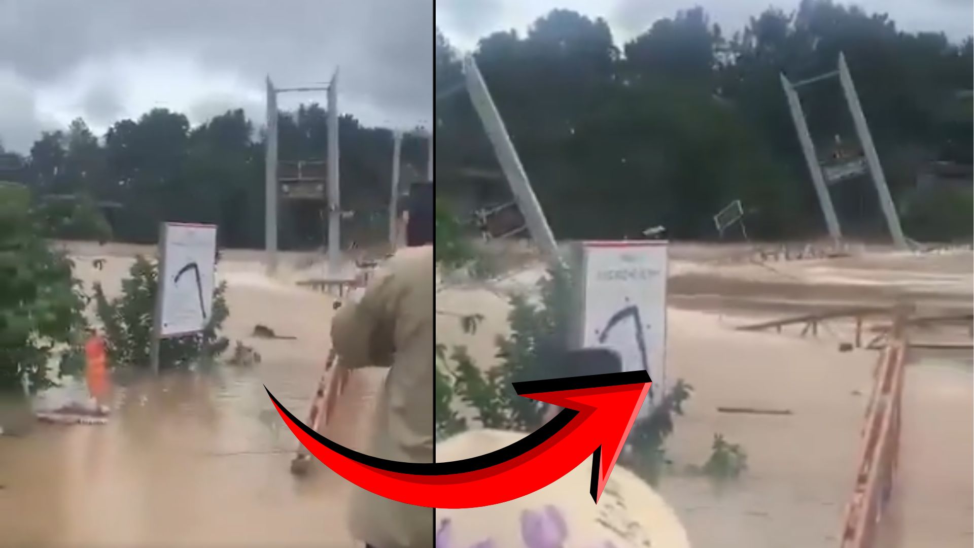 तिनके की तरह सैलाब में समा गया पुल, देखते रह गए लोग, वियतनाम में बाढ़ की विनाशलीला का ये खौफनाक VIDEO