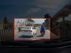 On Camera, Bengaluru Cab Driver Rams Bike After Argument