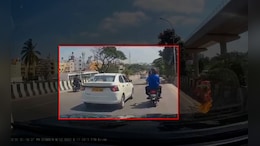 On Camera, Bengaluru Cab Driver Rams Bike After Argument
