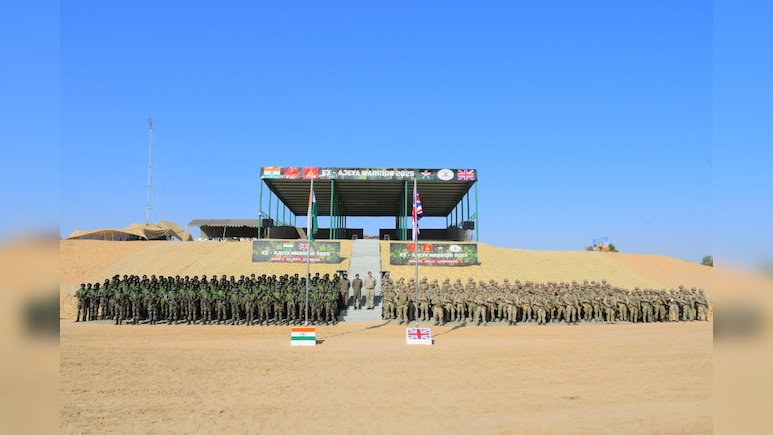 भारत–यूके संयुक्त सैन्य अभ्यास ‘अजेय वॉरियर-25’ राजस्थान में शुरू