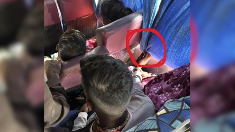 बस की विंडो सीट पर बैठी पत्नी को लग रही थी तेज़ धूप, बचाने के लिए पति ने जो किया, देखकर दिल हार बैठे लोग