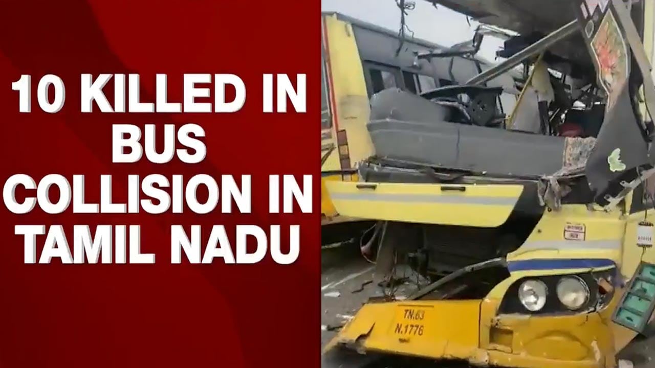 10 Killed, 20 Injured After 2 Passenger Buses Collide In Tamil Nadu