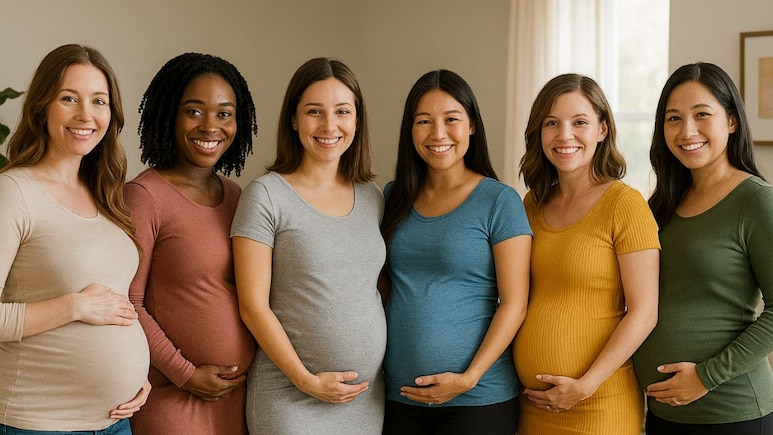 बाईईई...काय हा प्रकार! 6 बायका एकाच वेळी झाल्या प्रेग्नंट, व्हिडीओ पाहून लोक नवऱ्याला म्हणाले, रुको जरा रुको..