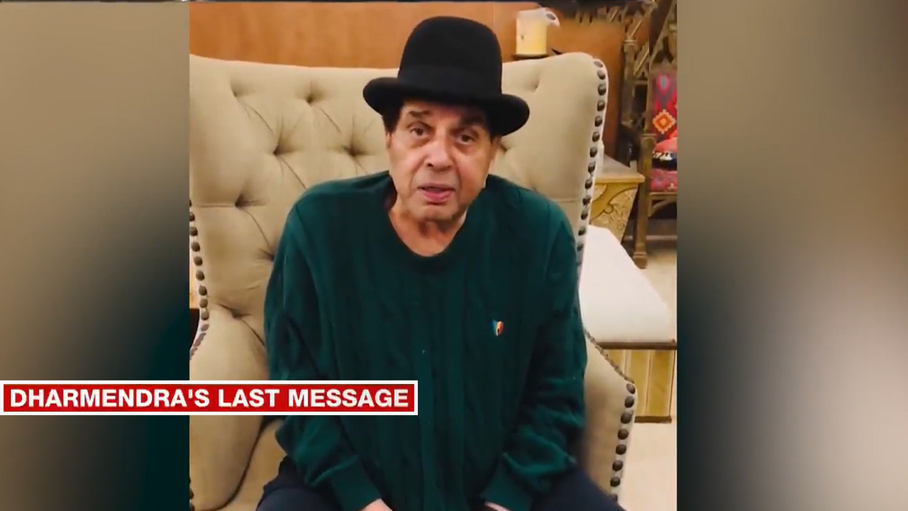 Dharmendra's Last Video Message Goes Viral As He Dies At 89