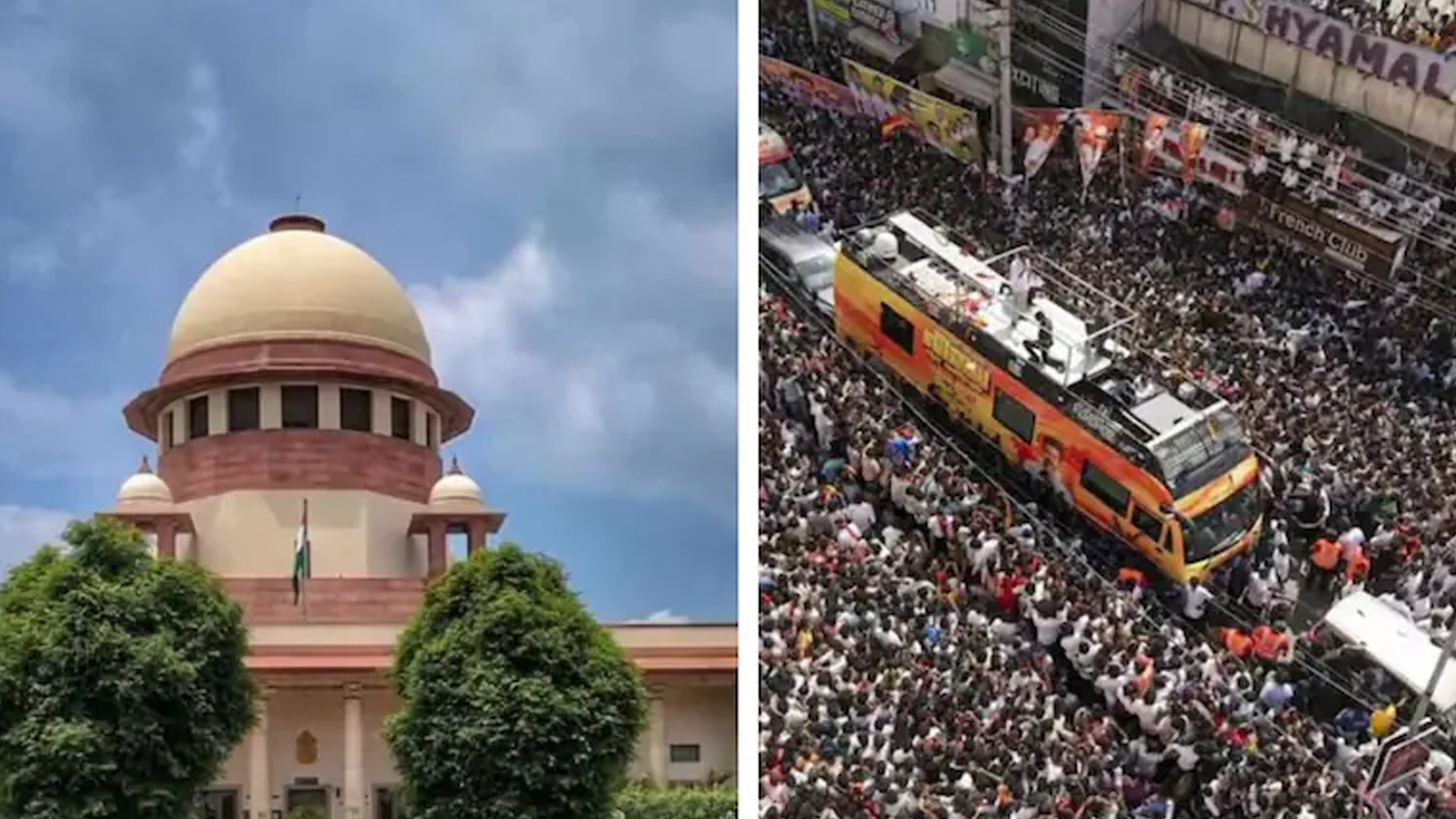 Supreme Court Panel To Begin 3-Day Inspection Of Karur Stampede From December 1