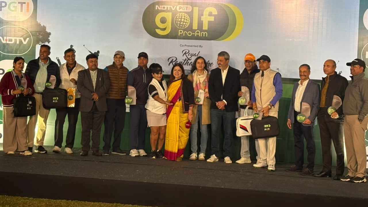 NDTV Launches Golf Pro-Am: Business Leaders, Pros, And Icons Tee Off In Greater Noida