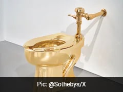 Solid Gold Toilet Up For Auction In US, Starting At $10 Million
