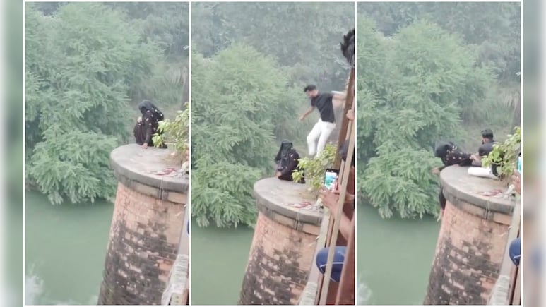UP Man Leaps, Grabs Woman's Hand Just As She Jumps Off Bridge, Saves Her