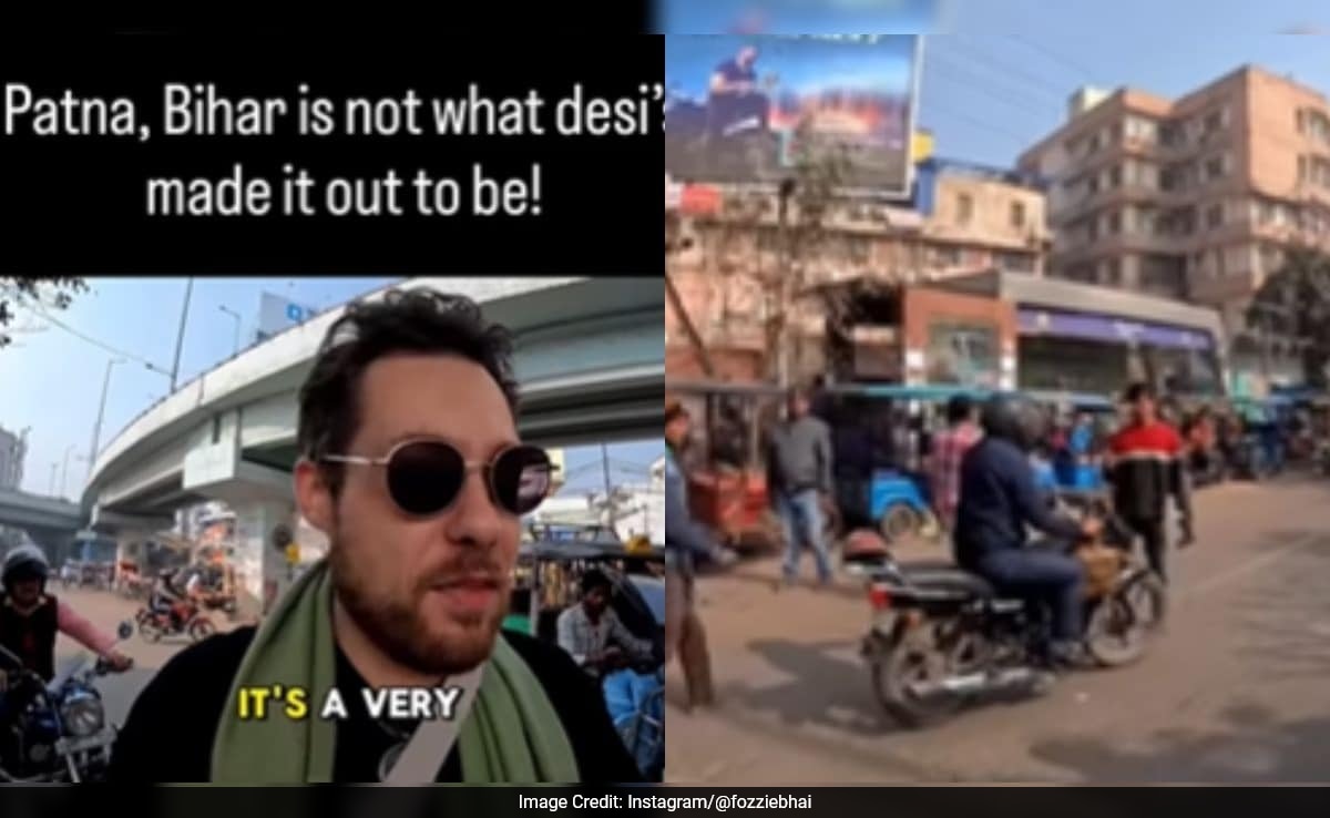 Australian Tourist Praises Bihar For Its 'Friendly' People And Cleanliness, Video Viral