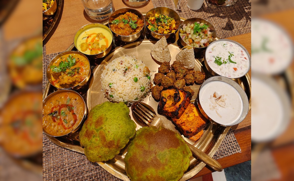 The Bundelkhandi Lunch Thali with locally sourced ingredients. Photo: Author The Bundelkhandi Lunch Thali with locally sourced ingredients. Photo: Author